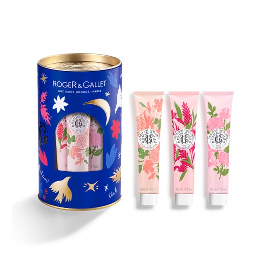Roger & Gallet Coffret Metal Creme Mãos Bem-estar 3x30 ml