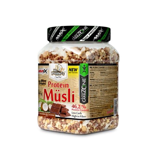 Amix Mr Popper's Protein Müsli Chocolate Coco 500g