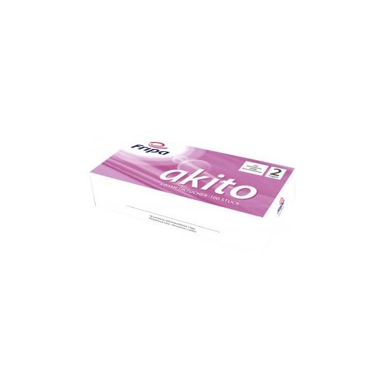 Fripa Akito Extra White Tecidos Faciais 100 unidades