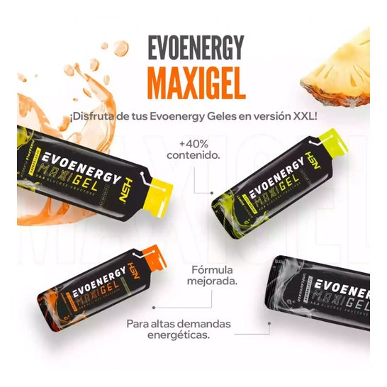 HSN Evoenergy Maxigel con Cafeína Naranja 70ml