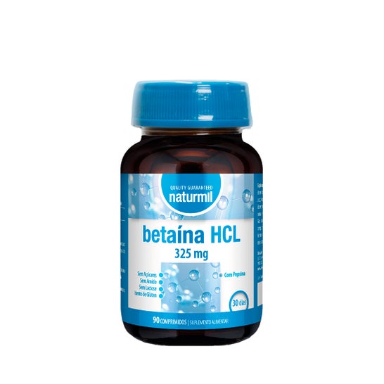 Naturmil Betaína HCL 325mg 90comp