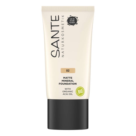 Sante Matte Fluido Mineral Maquilhagem Sante Matte 02 Warm Meadow 30ml