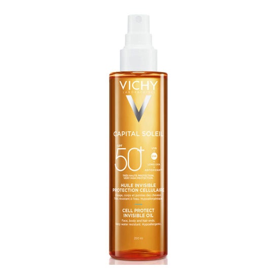 Vichy Capital Soleil Cell Protect Óleo Invisível Spray Spf50+ 200ml