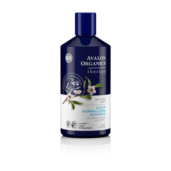 Avalon Organics Champô Hortelã Arvore do Chá 414ml