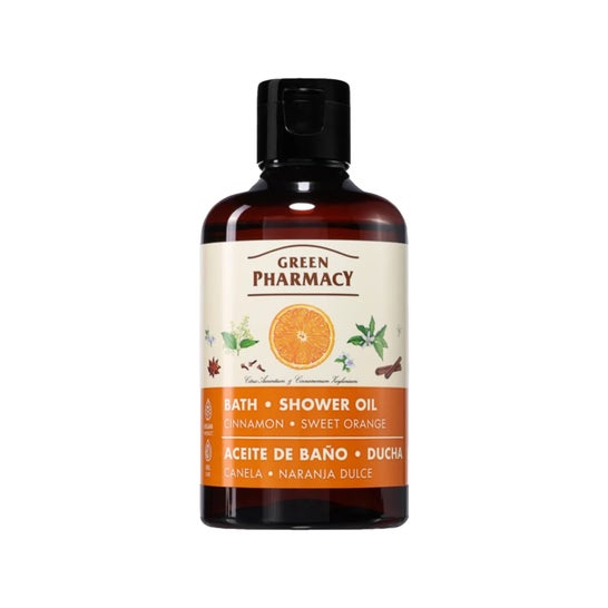 Green Pharmacy Óleo de Banho e Duche Canela Laranja Doce 250 ml