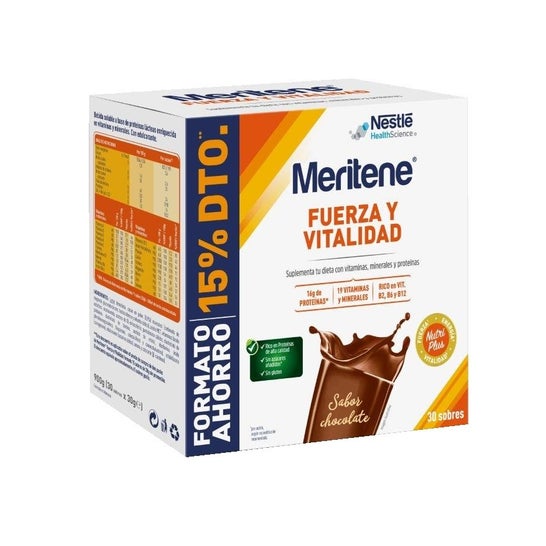 Meritene Chocolate Inst 15 Envelopes + 15 Envelopes