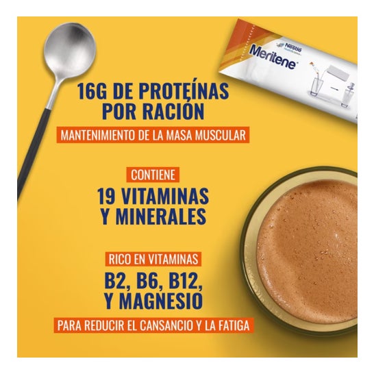 Meritene Chocolate Inst 15 Envelopes + 15 Envelopes