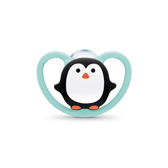 Chupeta Espacial Nuk 18-36 Silicone 1pc