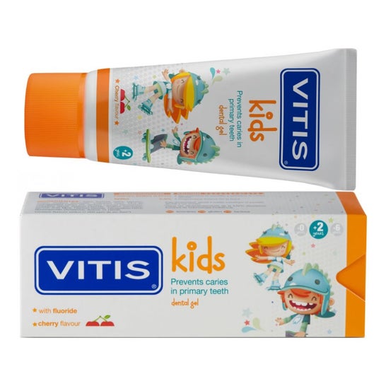 Vitis Kids Gel Dentífrico Cereja 50ml