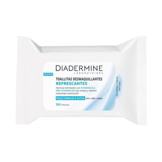 Toalhetes de Maquilhagem Refrescante Diadermine 25pcs