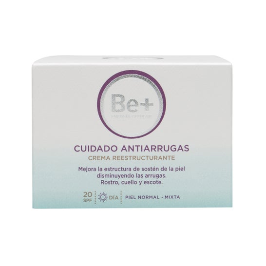 Be+ cuidado antirrugas reestruturante pele normal SPF+20 50ml
