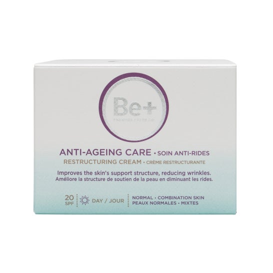 Be+ cuidado antirrugas reestruturante pele normal SPF+20 50ml