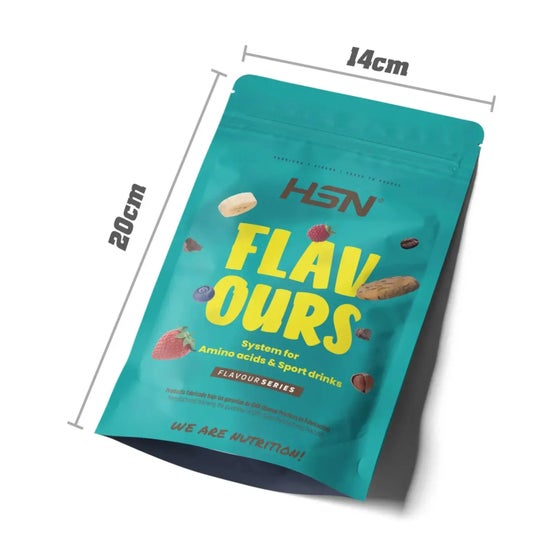 HSN Saborizante en Polvo para Aminoácidos y Bebidas Deportivas Grosella Negra 200g