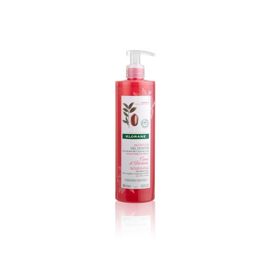Klorane Fleur d'hibiscus Shower Gel com Manteiga de Cupuaçu 400ml