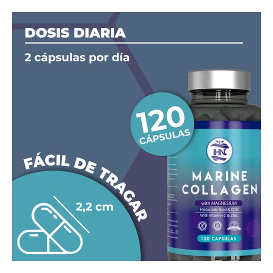 Hn Marine Collagen + Hialuronic Acid & Q10 120caps