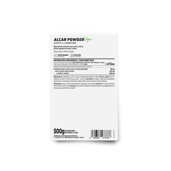 HSN ALCAR Acetil L-Carnitina en Polvo 500g