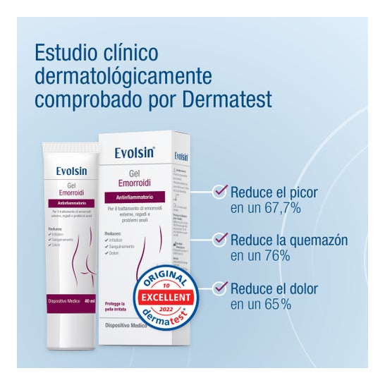 Evolsin Hämorrhoiden Gel Entzündungshemmend 40ml
