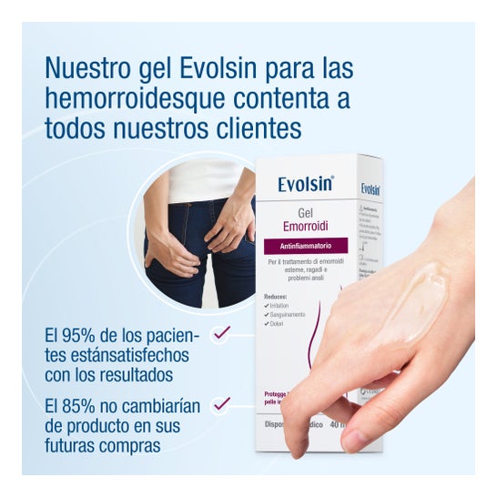 Evolsin Hämorrhoiden Gel Entzündungshemmend 40ml