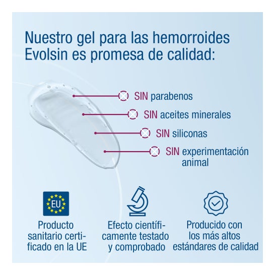 Evolsin Hämorrhoiden Gel Entzündungshemmend 40ml