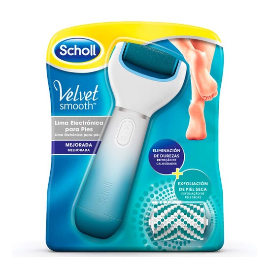 Scholl Velvet Smooth Lima Eletrónica Esfoliante Azul 1 Unidade