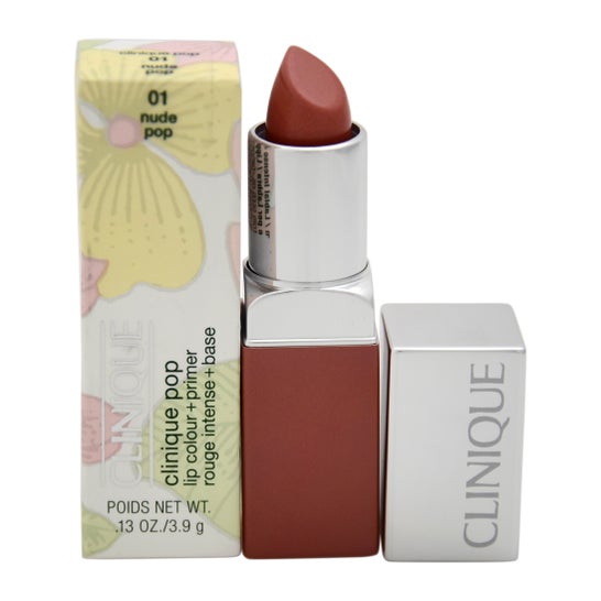 Clinique Pop Lip Color e Primeiro Nude Pop 01