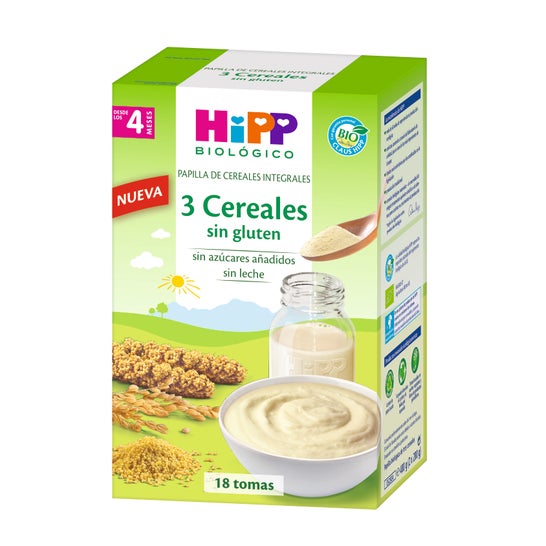 Hipp Papilla 3 Cereals Gluten Free Bio 400g