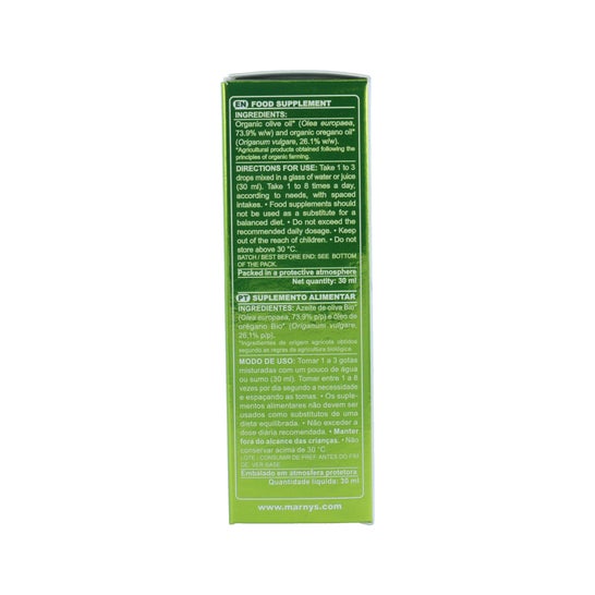 Marnys Organic Oregano Oil 30ml