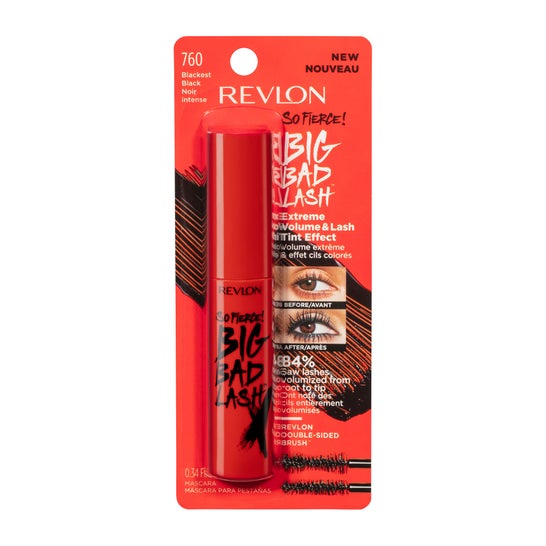 Revlon So Fierce Big Bad Lash Máscara 760 Blackest Black 10 ml