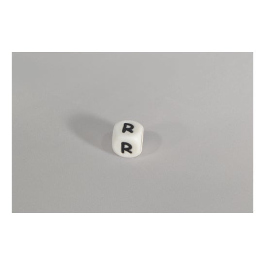 Conta de Silicone Irreversível para Chip Clip Letter R 1 unidade