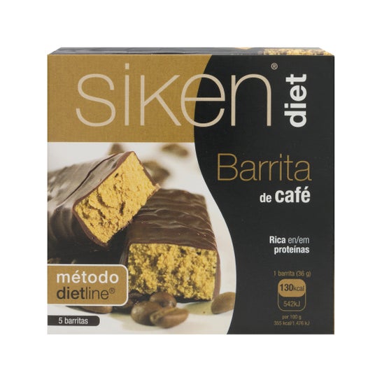 Siken Diet Barritas Sabor a Café 5 unids.