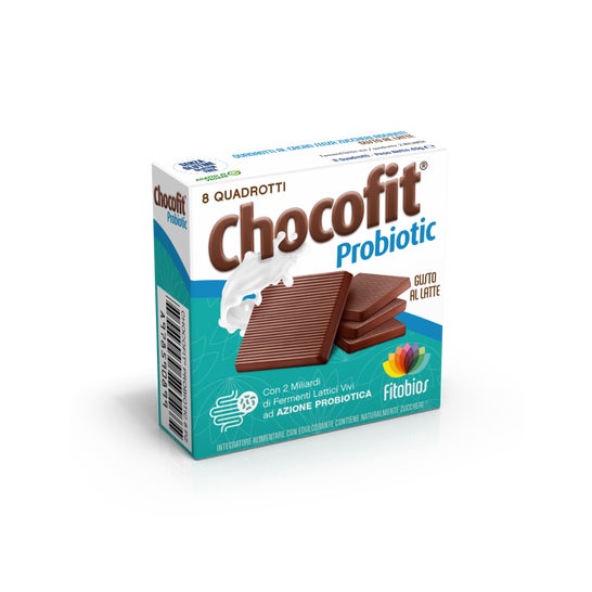 Fitobios Chocofit Probiotic Chocolatinas Sabor Leche 8uds