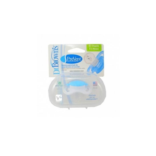 Dr Brown's Prevent Pacifier Teat Silicone Noite 0-6m 1ud
