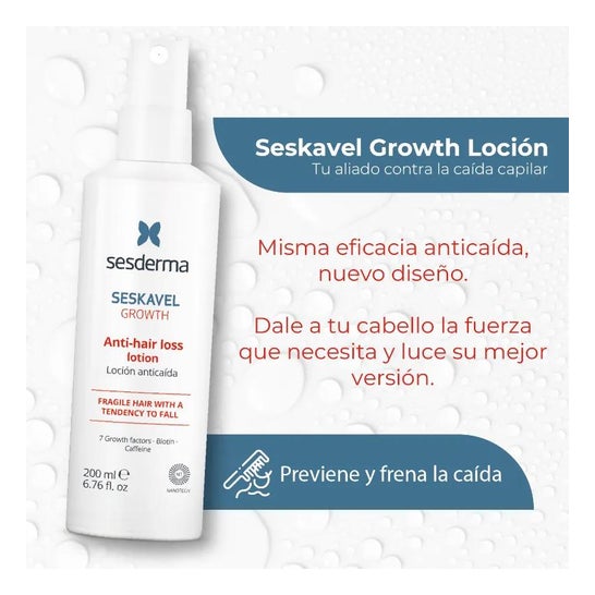 Sesderma Seskavel loção antiqueda 200ml Sesderma Seskavel loção antiqueda 200ml