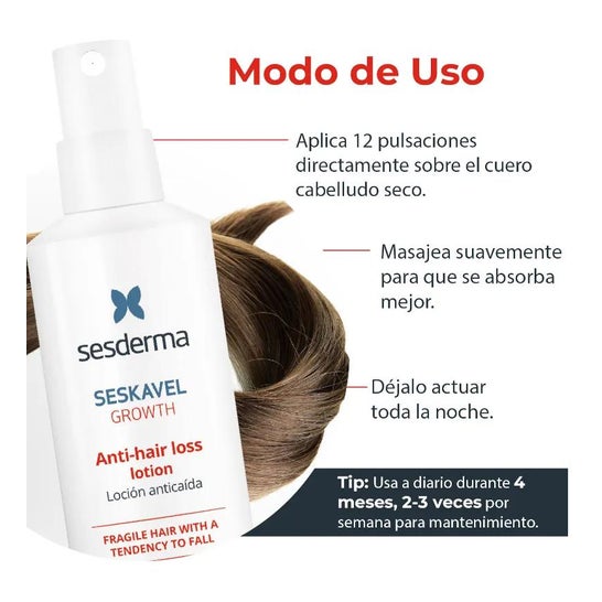 Sesderma Seskavel loção antiqueda 200ml Sesderma Seskavel loção antiqueda 200ml