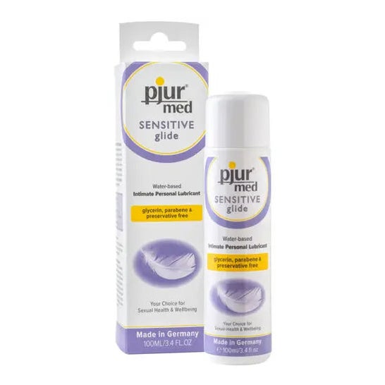 Lubrificante Pjur Med Sensitive Glide à base de água 100ml Lubrificante Pjur Med Sensitive Glide à base de água 100ml