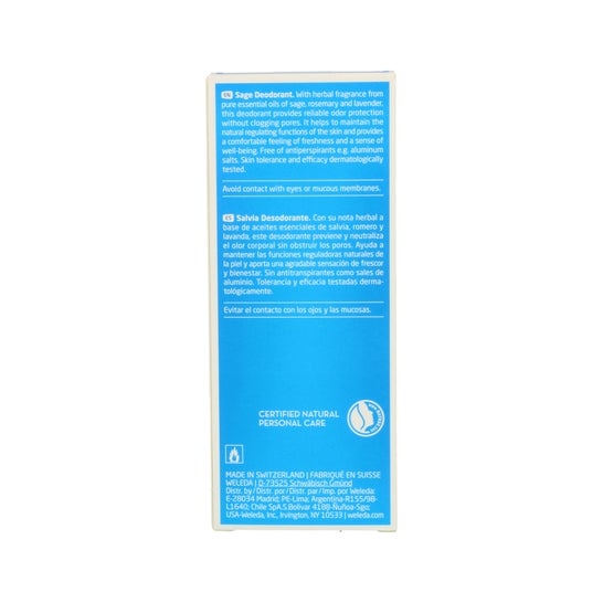 Weleda desodorante de sálvia spray 100ml