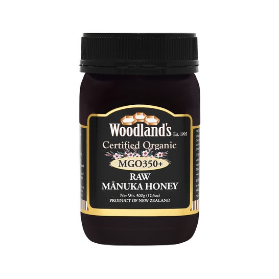 Woodland’s Mel de Manuka Monofloral Crua Bio MGO350 500 g