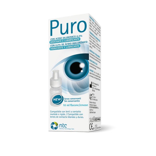 Puro New Solução Oftálmica 0,2% Hialuronato de Sódio 10ml