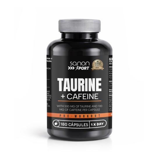 Sanon Sport Taurina + Cafeína 180 caps
