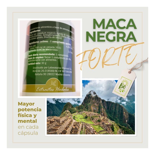 Naturbite Maca Negra Forte 4000mg 120comp