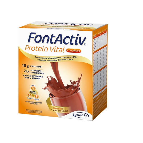 FontActiv Proteína Vital Chocolate 14 Envelopes