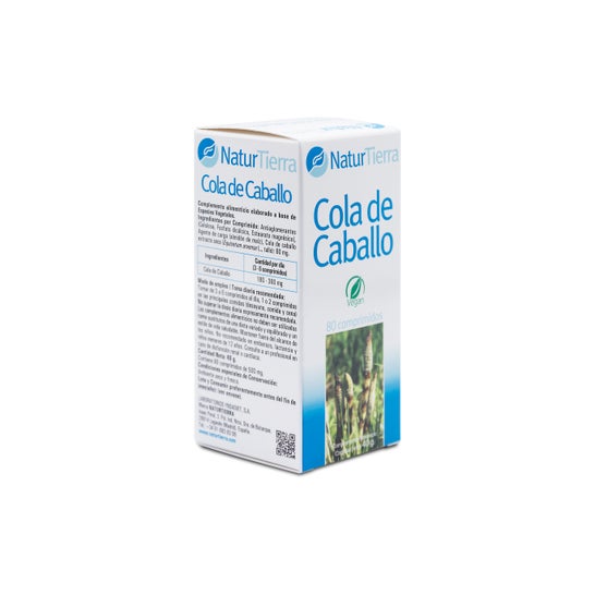 Rabo de Cavalo Naturtierra 80 Tabletes