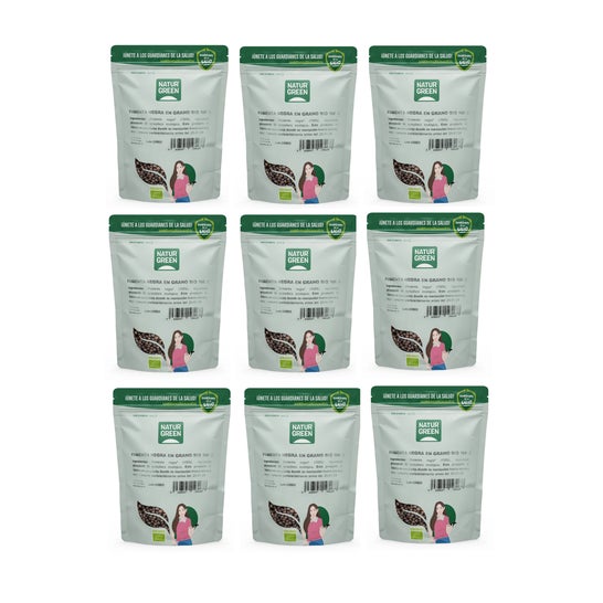 NaturGreen Pack Pimenta Preta Bio 9x100g