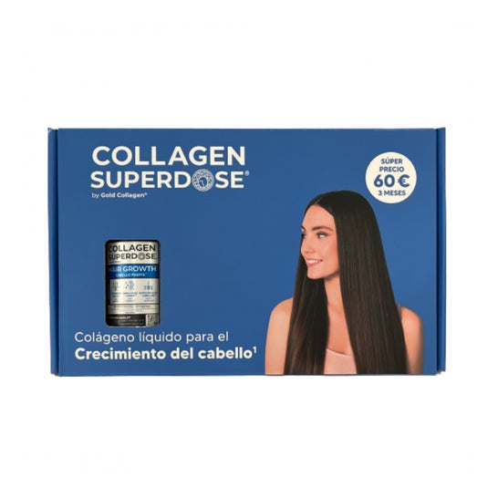 Gold Collagen Pack Superdose Cabelo Forte 3x300ml