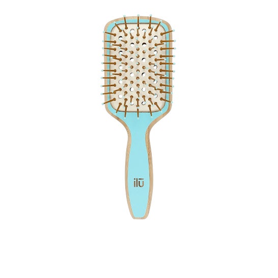 Ilū BambooM! Hairbrush Paddle Ocean Breeze 1 Unidade