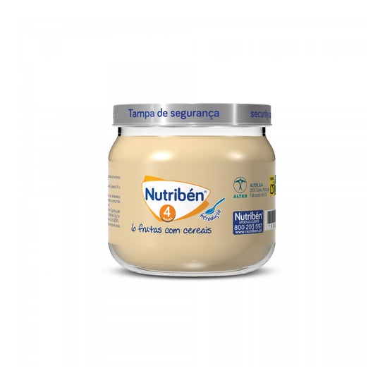 Nutribén Boião 6 Frutas com Cereais 120g