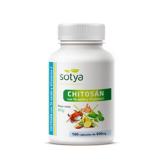 Sotya Quitosana + Chá Verde + Vitamina C 600mg 100cáps