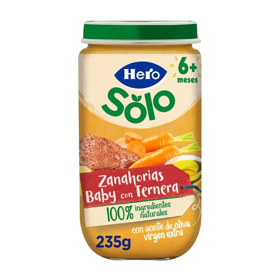 Hero Baby Cenoura com Carne 235 g