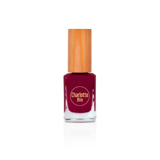 Charlotte Bio Verniz Bio-sourced Vermelho Ameixa 10ml