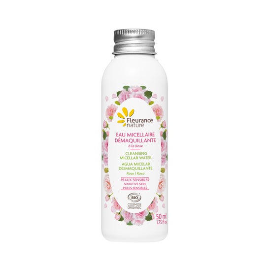 Fleurance Nature Agua Micelar Desmaquillante Bio Con Rosa Formato Viaje 50ml